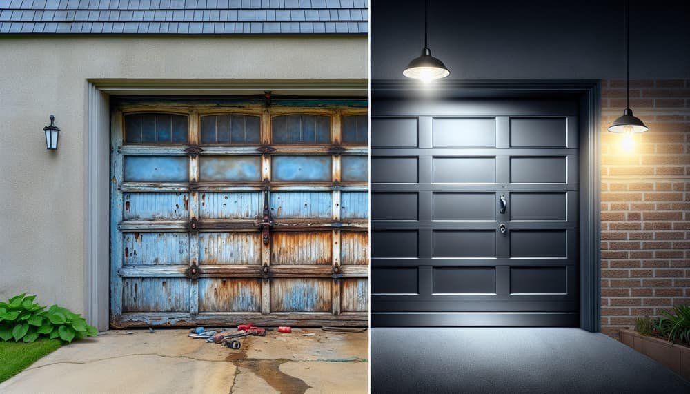 Garage door work in Littleton