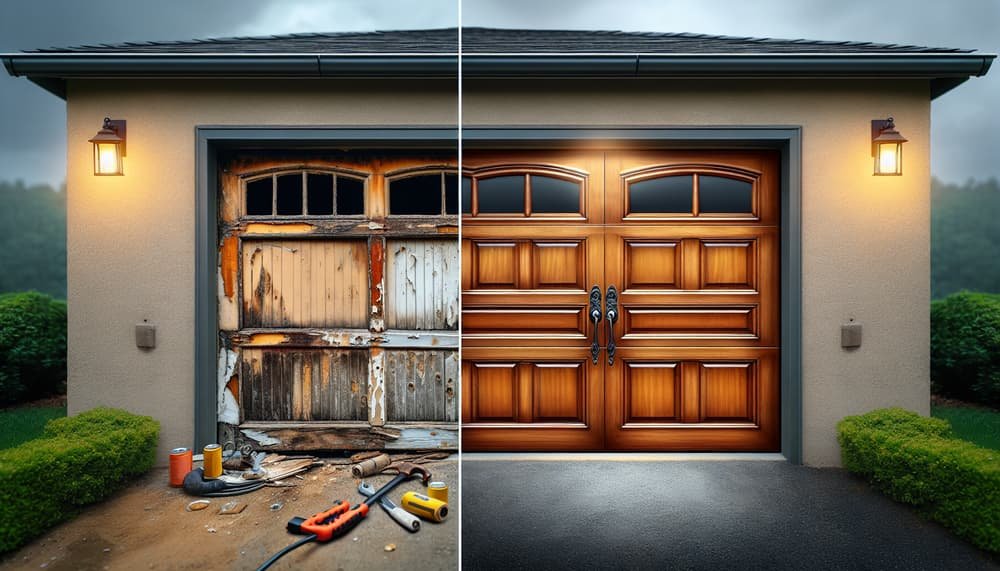 Garage door work in Ayer
