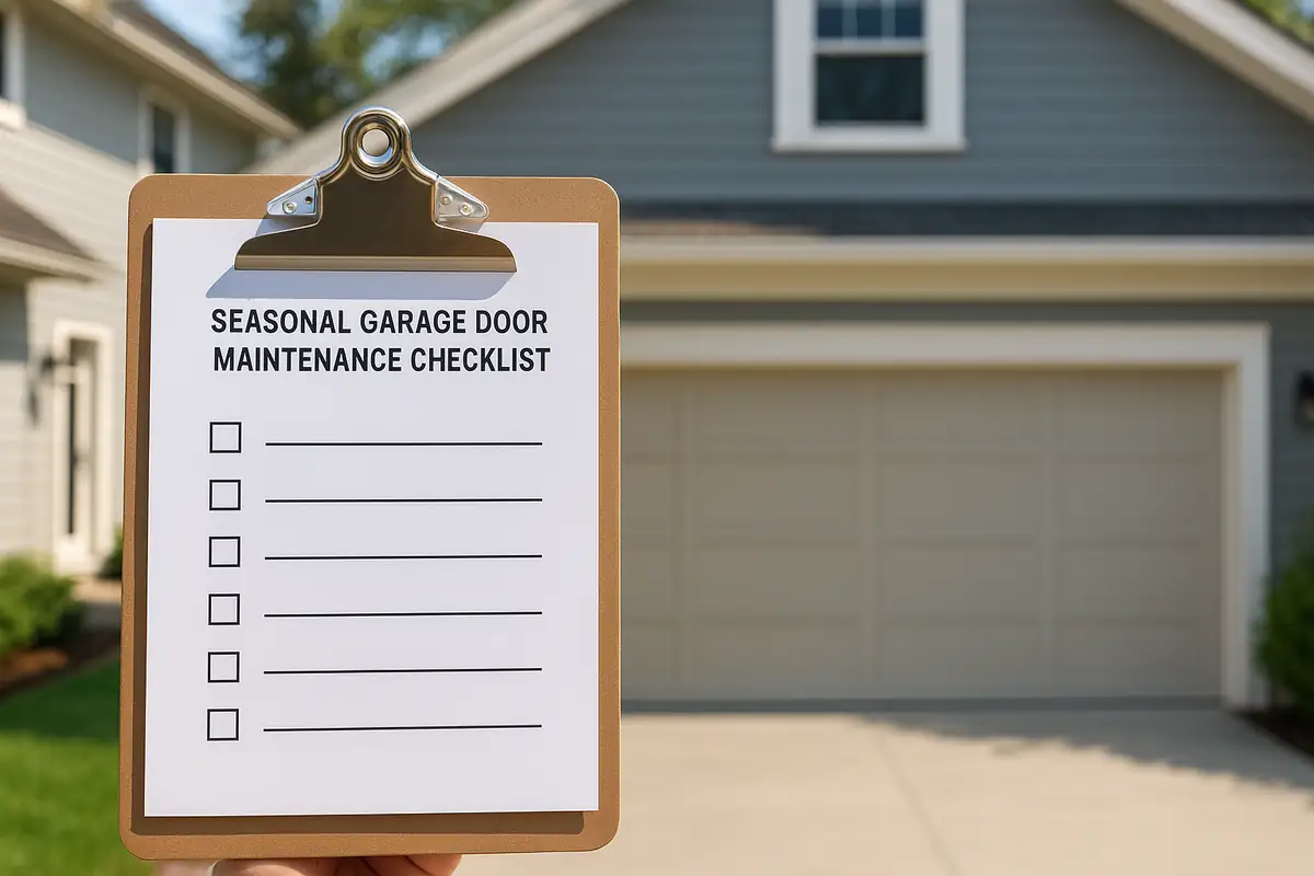 Seasonal Garage Door Maintenance Checklist by Olympic Garage Door Repair in Westford, MA