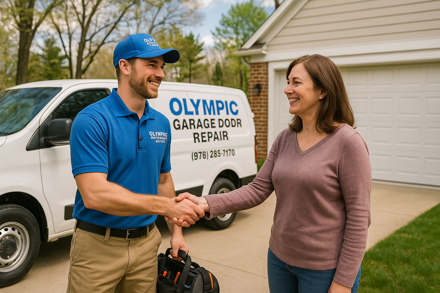 Garage door services in Westford, MA