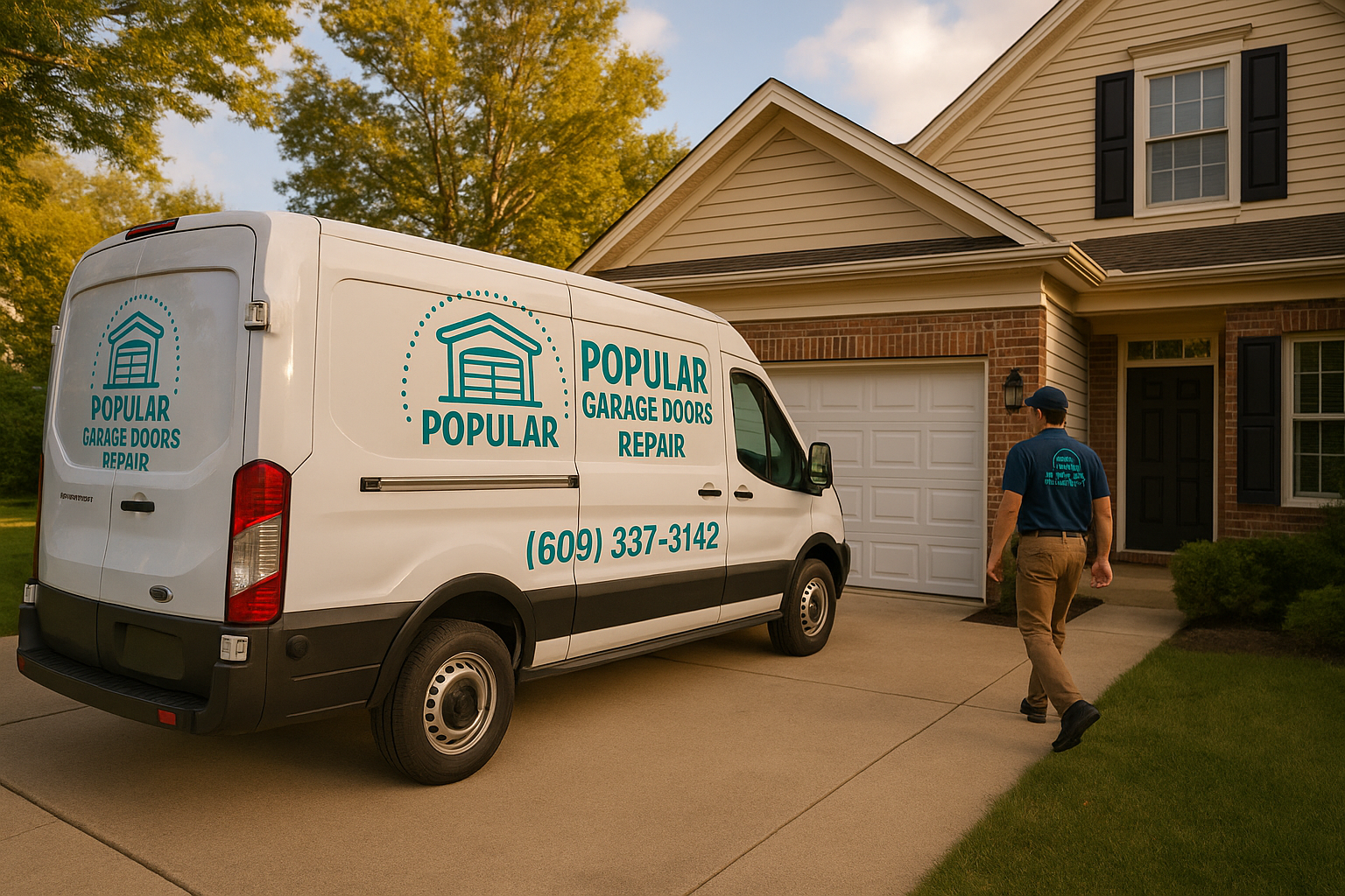 Garage door services in West Medford, MA