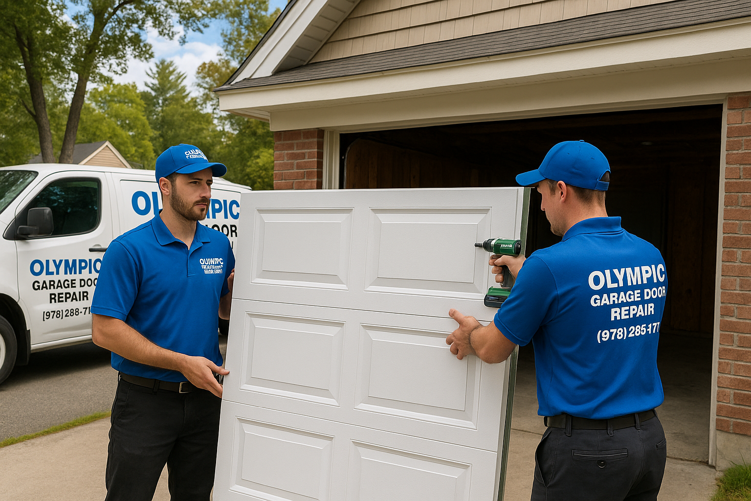 Garage Door Installation in Westford