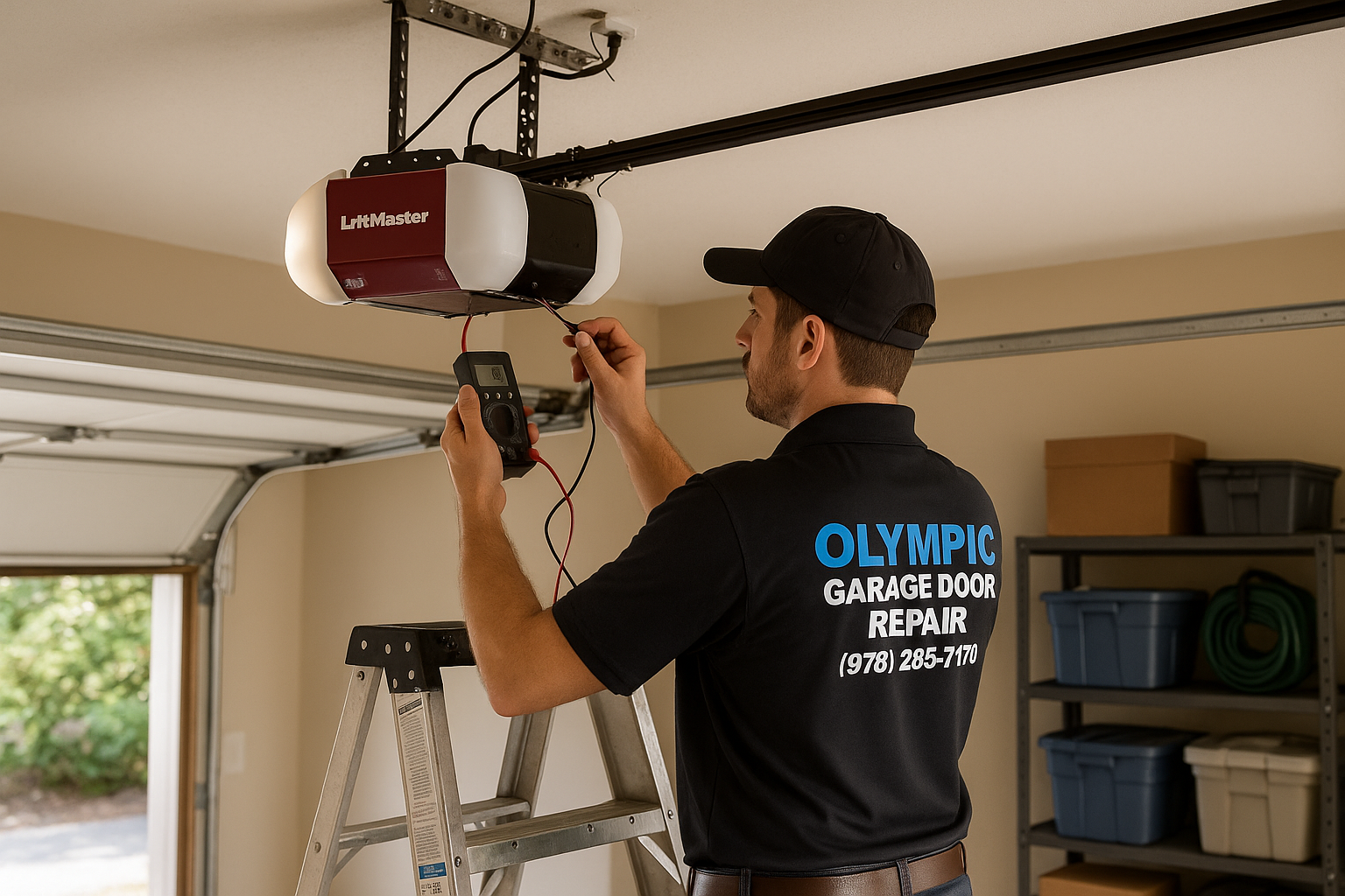 Garage Door Opener Repair in Westford