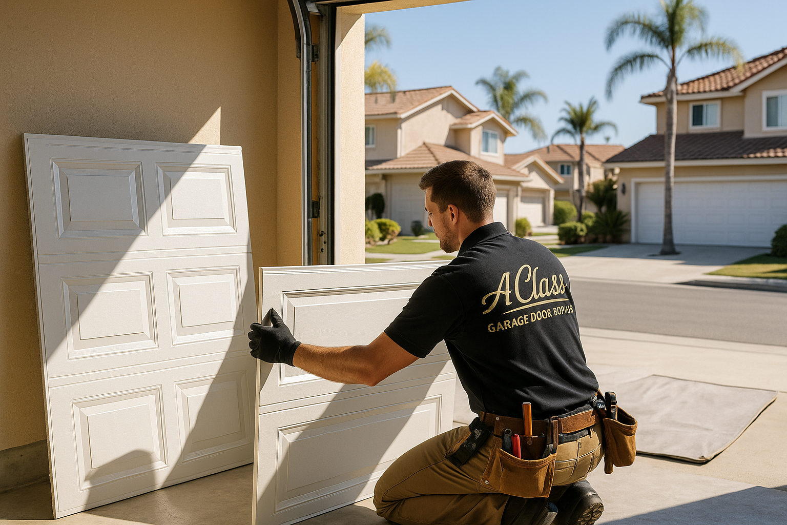 Garage Door Panel Replacement service in Hollis