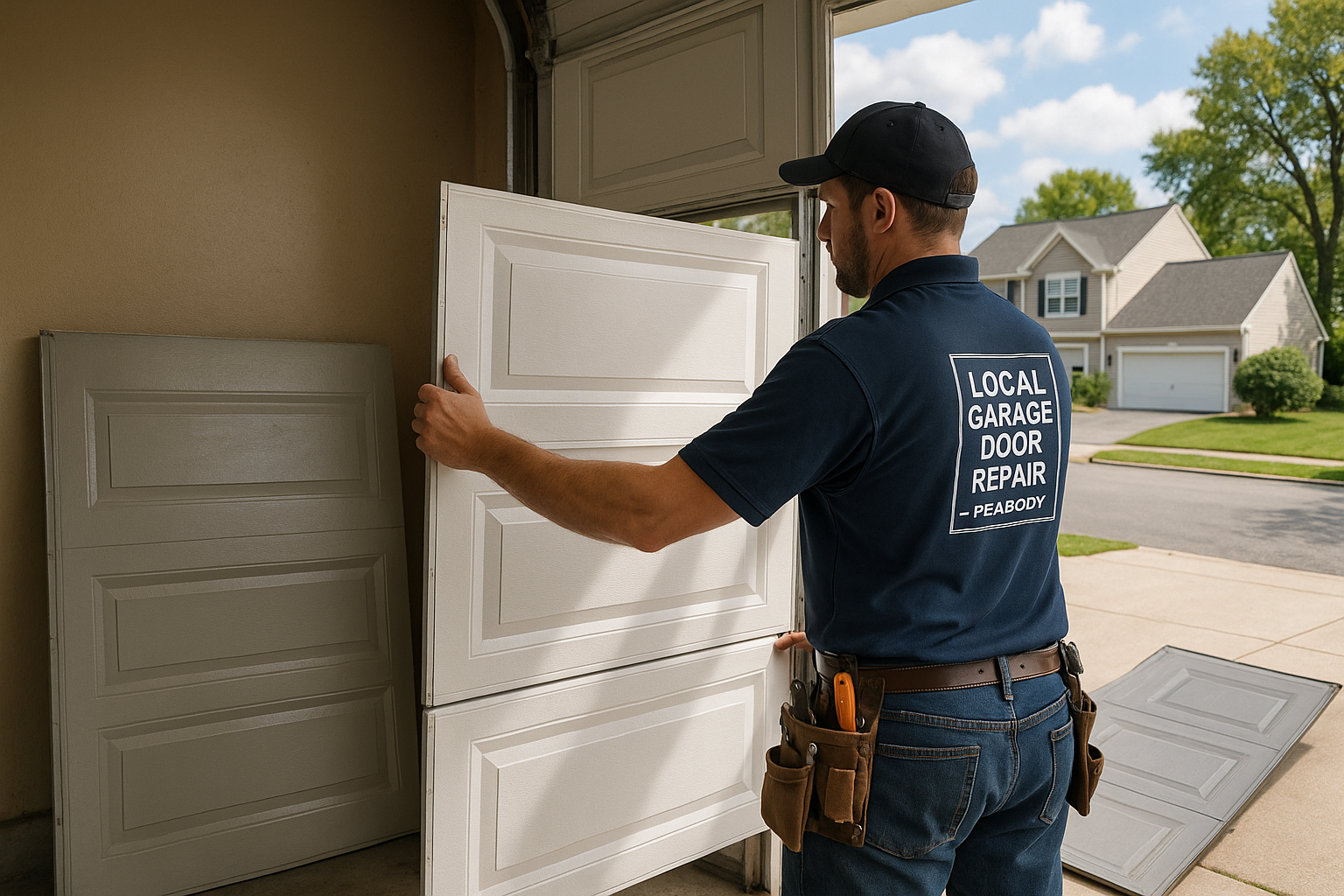 Garage Door Panel Replacement service in Fitchburg