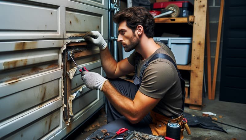 Garage Door Panel Replacement service in Marlborough