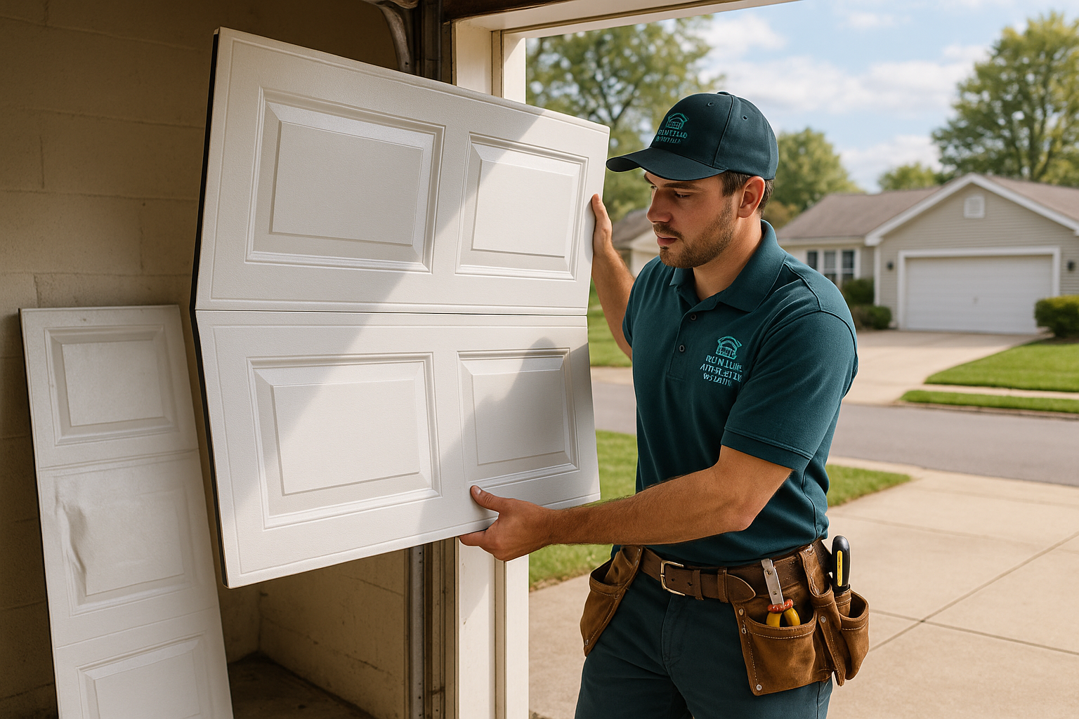 Garage Door Panel Replacement service in Bedford