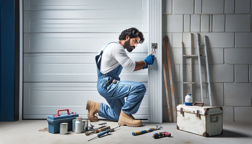 Garage door work in Brookline
