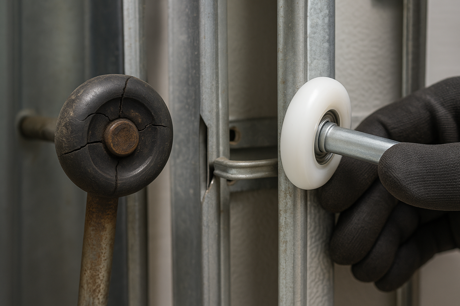 Garage Door Roller Replacement service in Pinefield