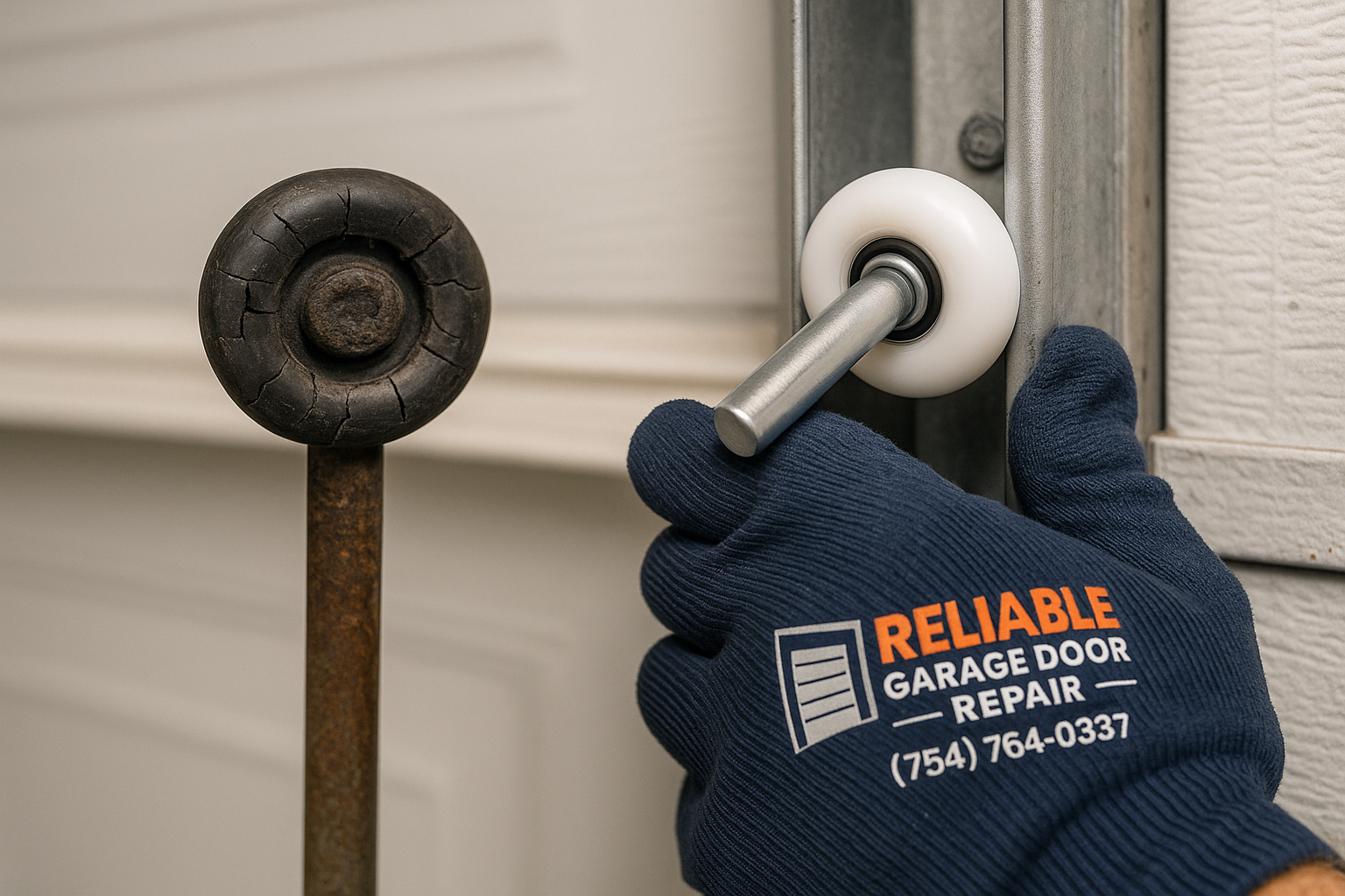 Garage Door Roller Replacement service in Nashua