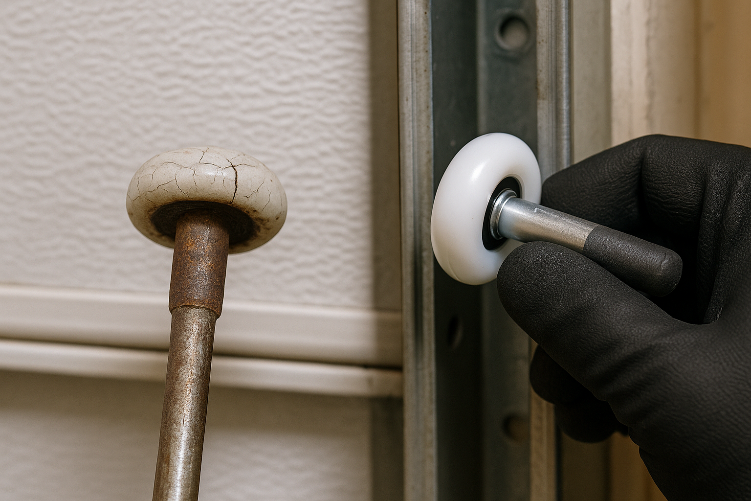 Garage Door Roller Replacement service in Maynard