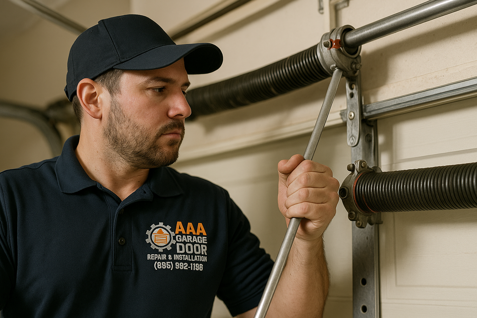 Garage Door Spring Repair service in Lawrence