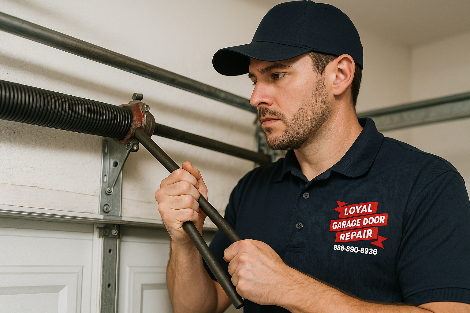 Garage Door Spring Repair service in Andover