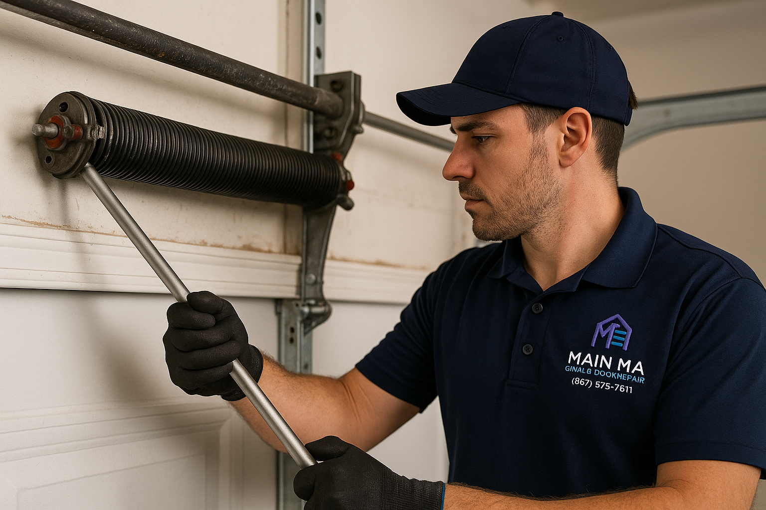 Garage Door Spring Repair service in Acton