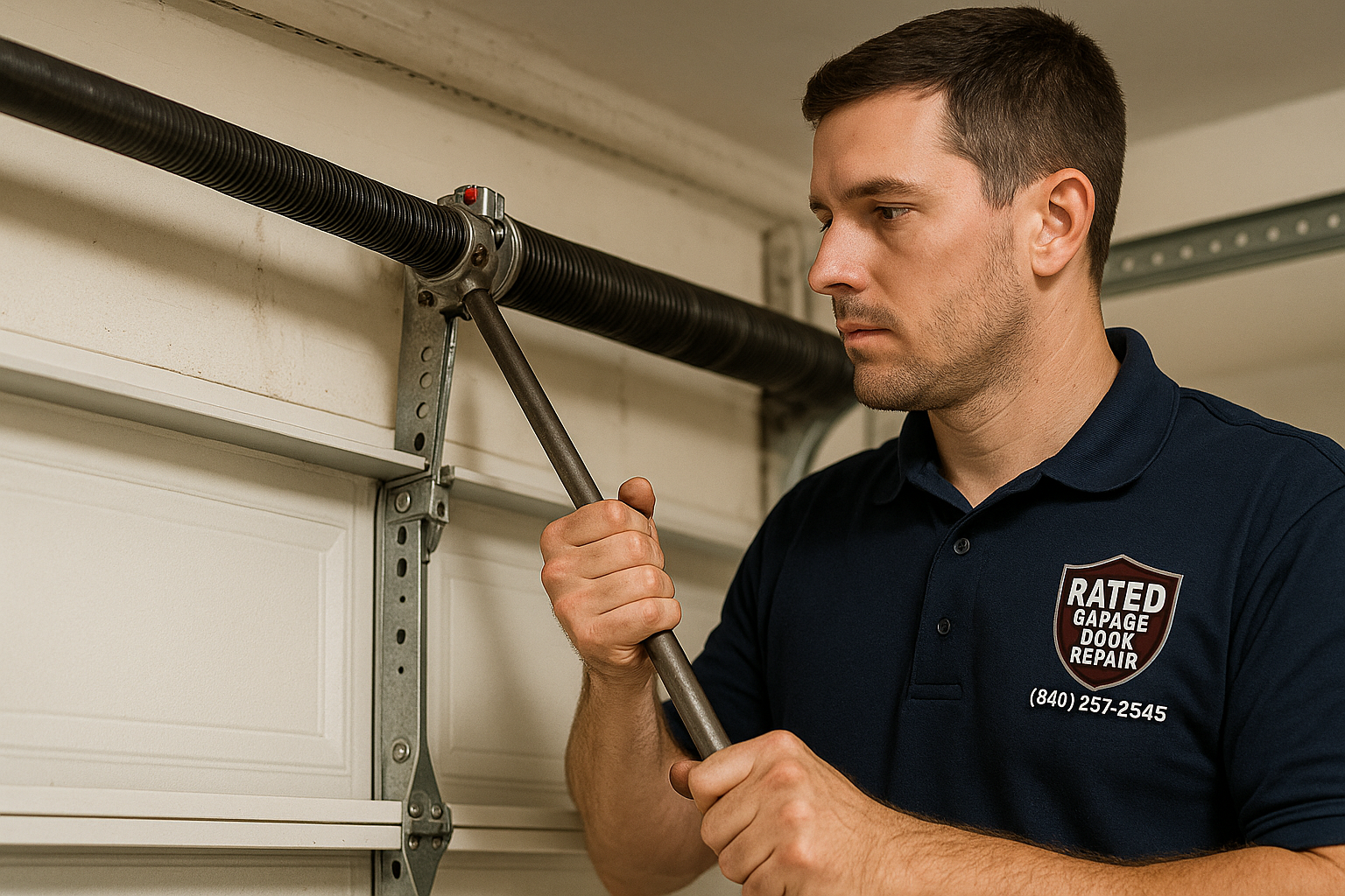 Garage Door Spring Repair service in Shirley