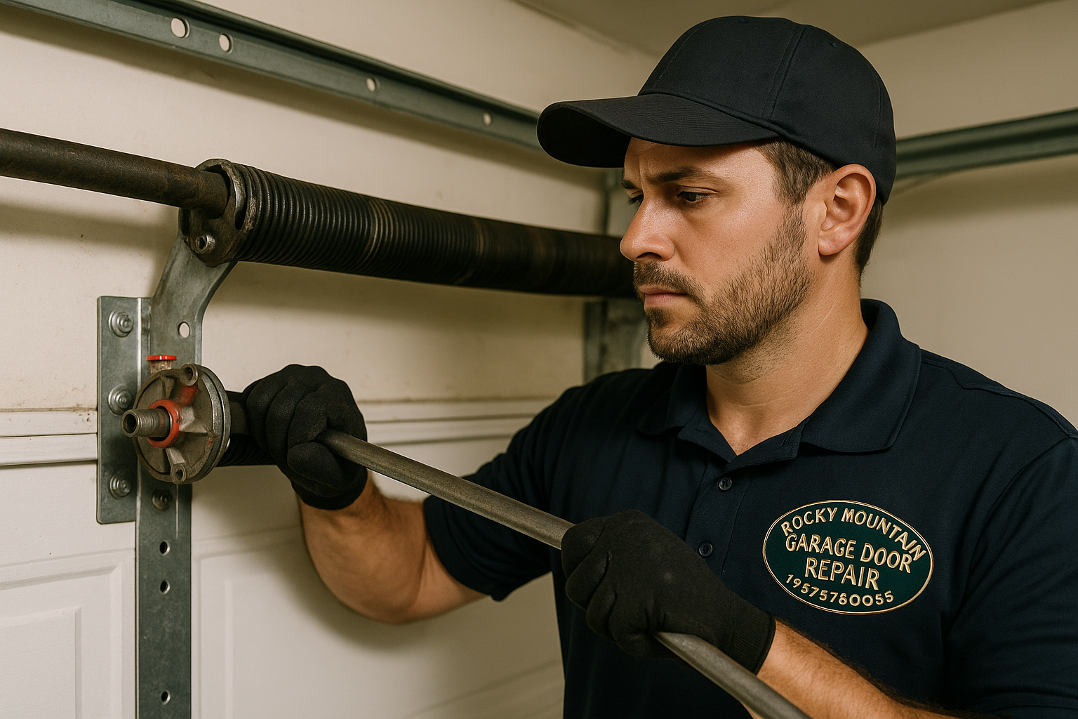 Garage Door Spring Repair service in Stow