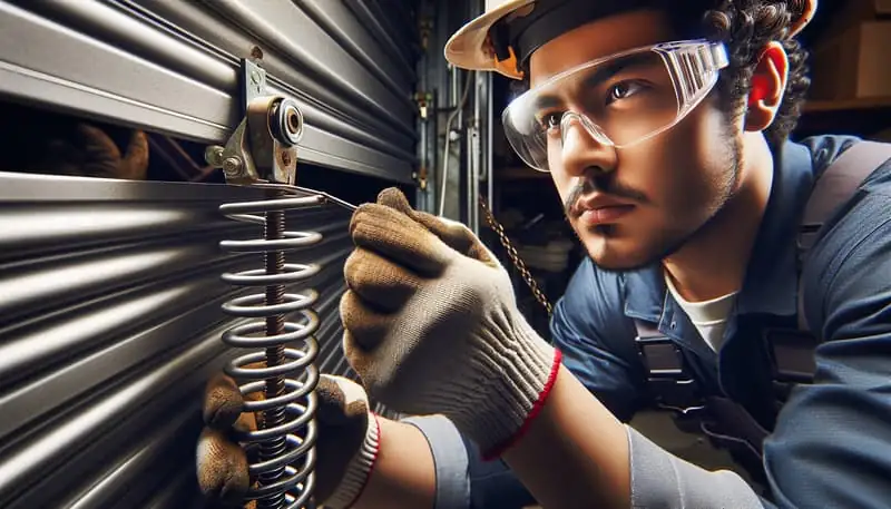 Garage Door Spring Repair in Wayland