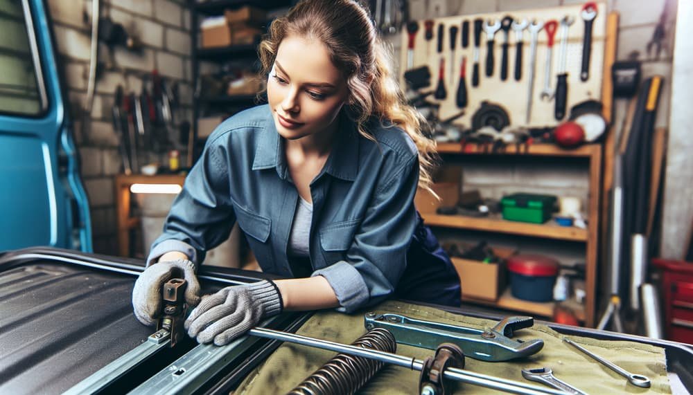 Garage door work in Maynard