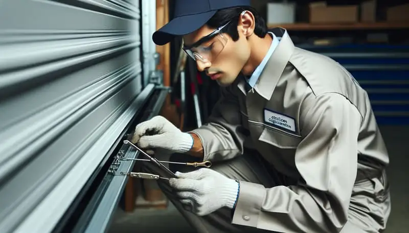 Garage Door Track Repair in Acton