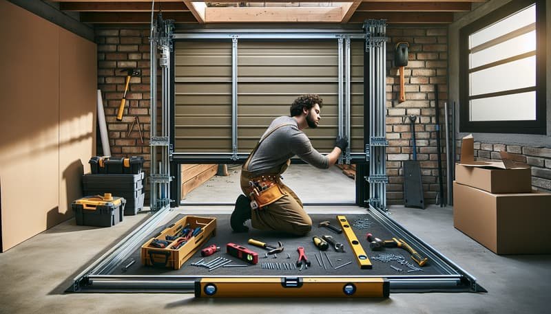 Garage Door Track Repair